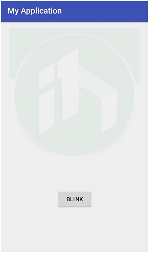 Android - Blink Image example 2