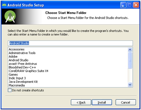 Install Android Studio 5