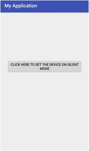 Android - Set silent mode 1