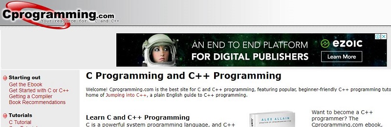 Top websites for learning C programming language - cprogramming