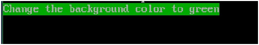 conio.h - textbackground function Example in C