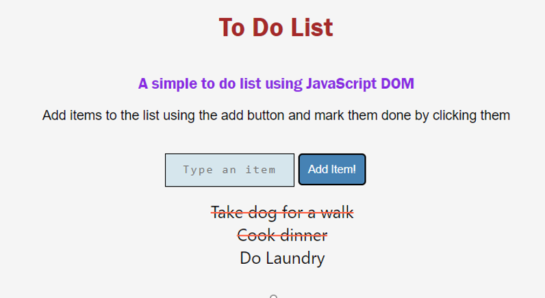 HTML DOM Example 3