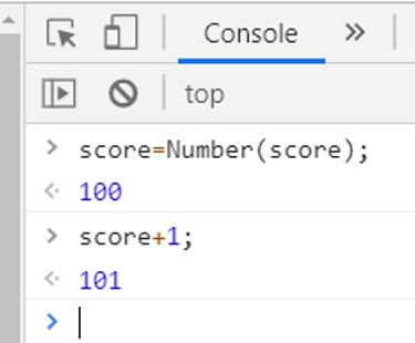 type conversion in JS | 2