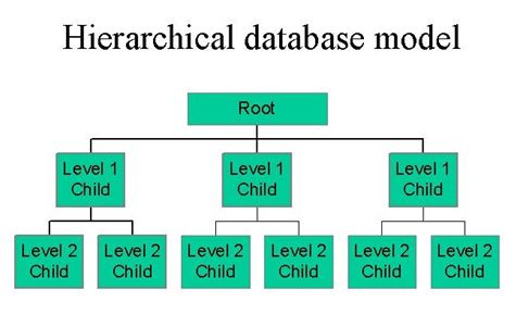 Hierarchical database model