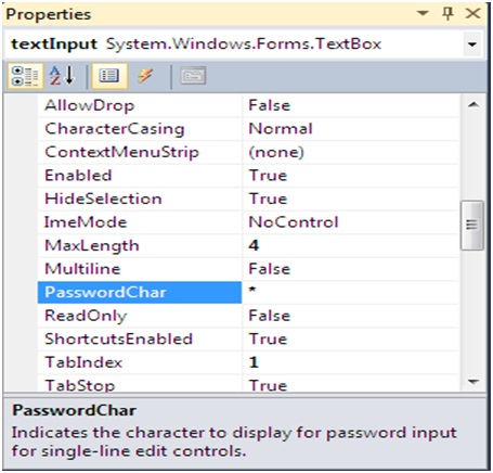 TextBox.PasswordChar Property 2