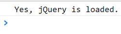 Example 1: Check if jQuery is loaded or not