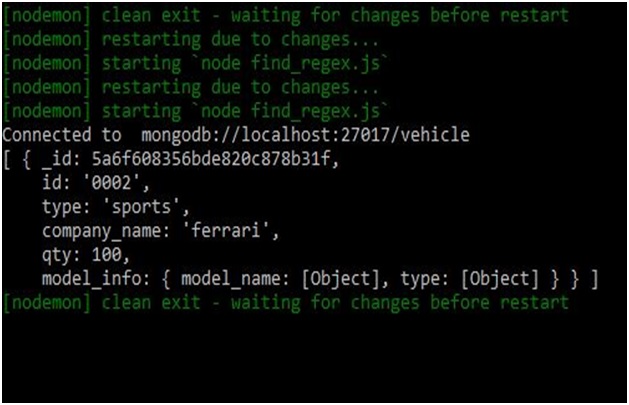 Create regex to find documents with its initial characters in MongoDB 1