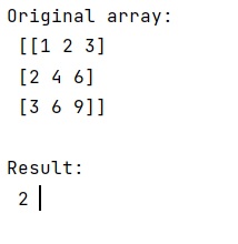 Example: Check if numpy array is multidimensional or not
