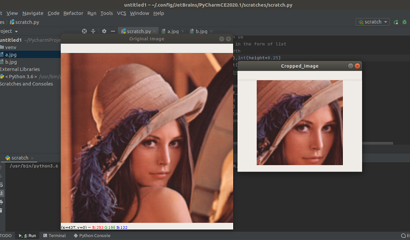 Python | cropping an image