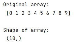 Example: What does numpy ndarray shape do?