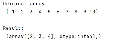 Example: How to use numpy.where() with logical operators?