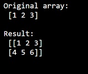 Example: Stack summing vectors to numpy 3d array
