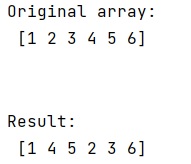 Swapping slices of NumPy arrays