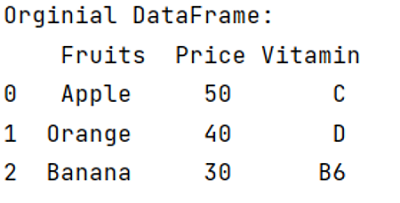 Output 1: use pivot function in a pandas DataFrame