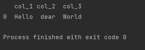 Constructing pandas DataFrame from values in variables | Output 4