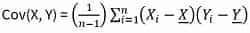 covariance formula