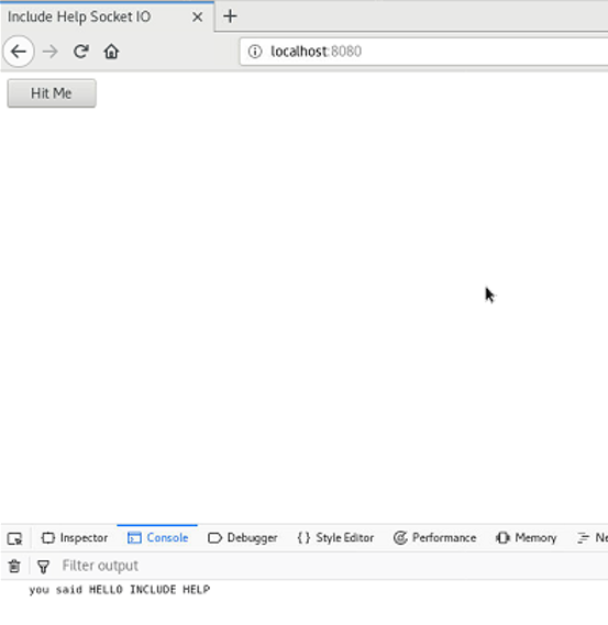 websocket implementation in python output
