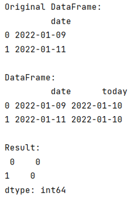 Example: Pandas Timedelta in Months