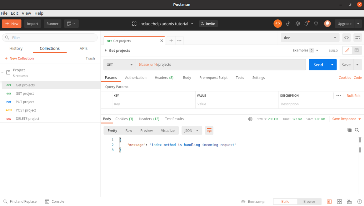 Controller to handle CRUD endpoints in AdonisJs (2)