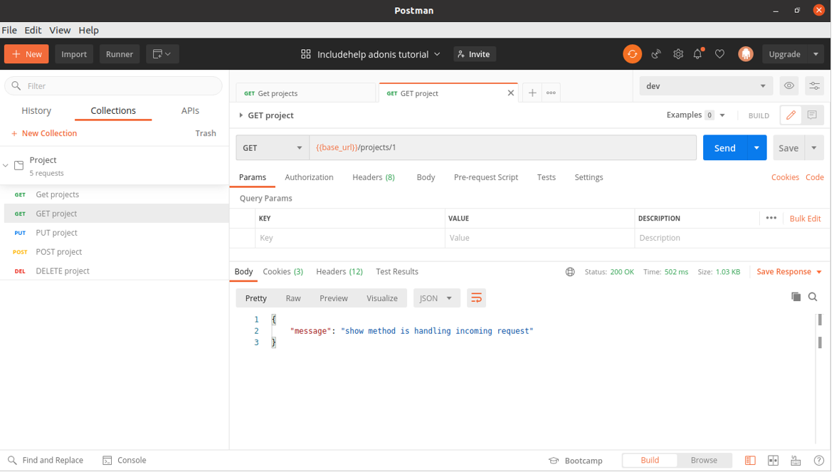 Controller to handle CRUD endpoints in AdonisJs (3)