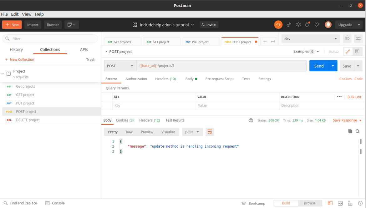 Controller to handle CRUD endpoints in AdonisJs (7)