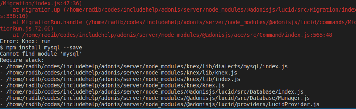 AdonisJs | Database Migrations (7)