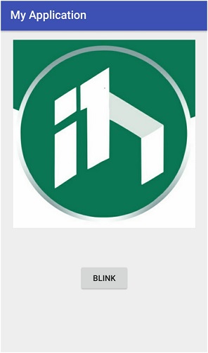 Android - Blink Image example 1