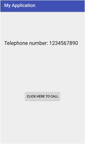 call by using Intent.ACTION_CALL in Android 1