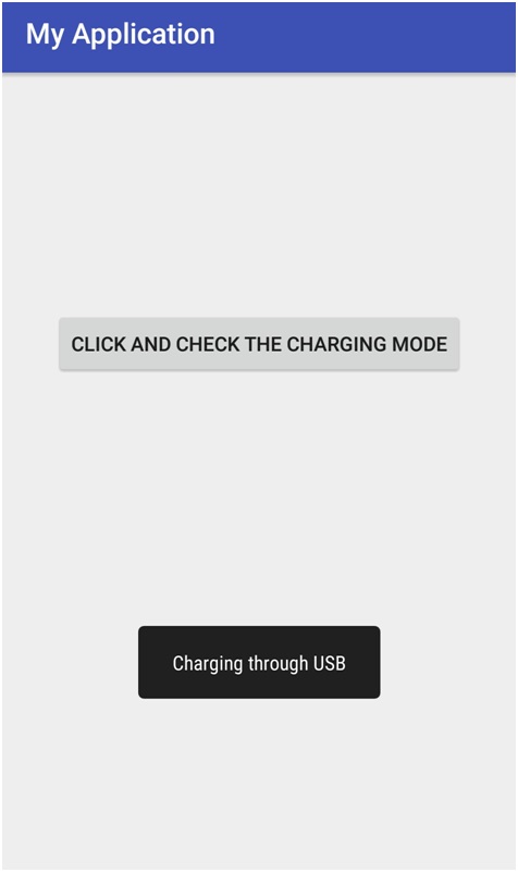 Android - Charging mode example output 3