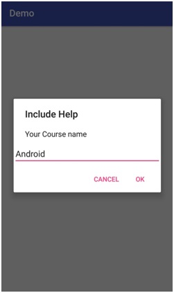 dialog box example 2 in Android