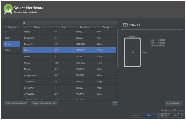 create an emulator in Android 3