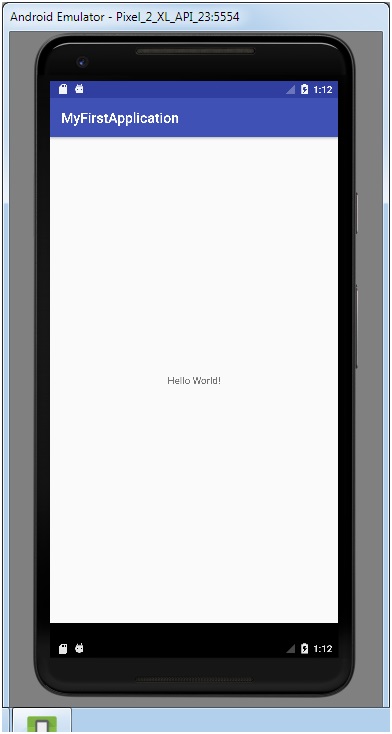 Built first android app project 11
