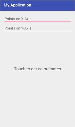 Android - Get co-ordinates 1