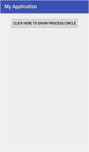 Implement process circle in Android 1