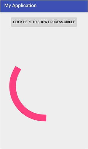 Implement process circle in Android 2