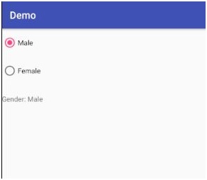 setOnCheckedChangeListener for Radio Buttons