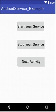 Services in Android (Example)