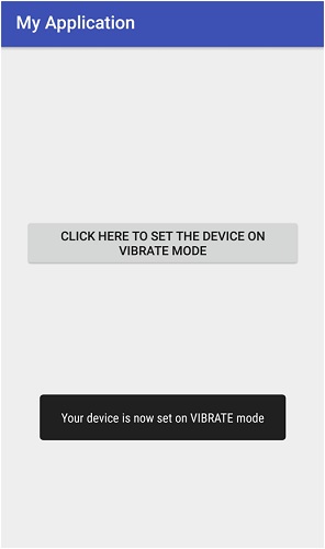 Android - Set device vibrate mode 2