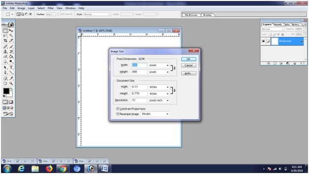 set images in a frame in Photoshop step 3