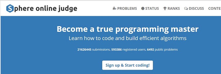 Top 5 Websites for solving programming challenges - spoj