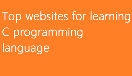 Top 5 websites for learning C programming language