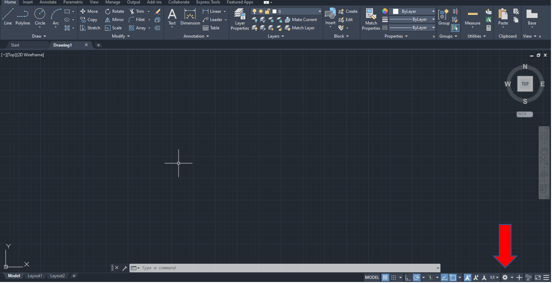 AutoCAD 3d Setup Step 3