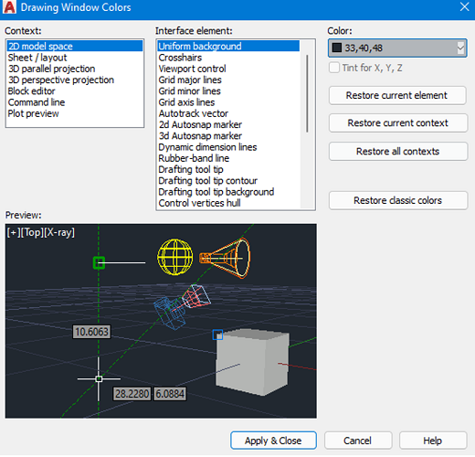 AutoCAD | Background Color (5)