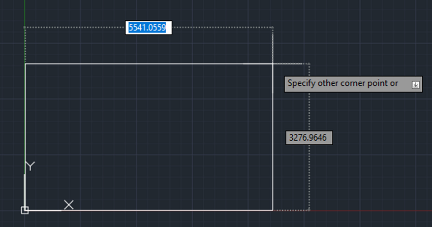 AutoCAD | Dynamic Input (3)