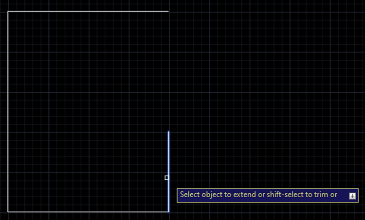 extend command (step 4)