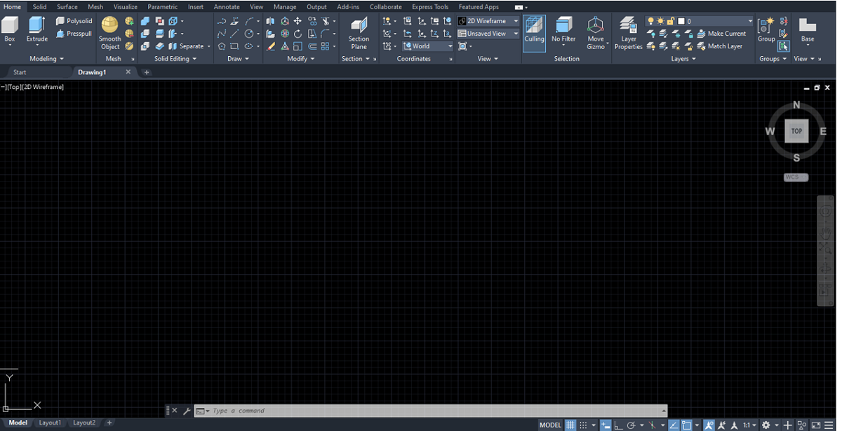 Extrude Command (step 3)