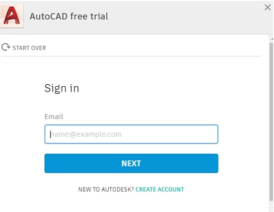 AutoCAD 2022 Free Trial (Download step 6)