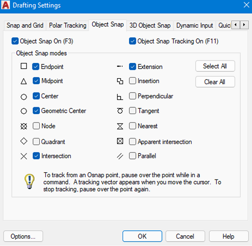 AutoCAD | Object Snap (5)