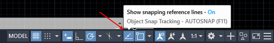 AutoCAD 2022 | object snap tracking (1)