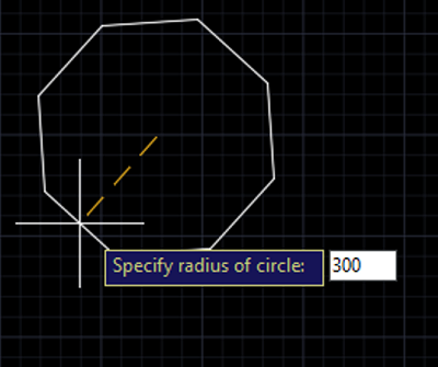 Polygon Command (Step 14)